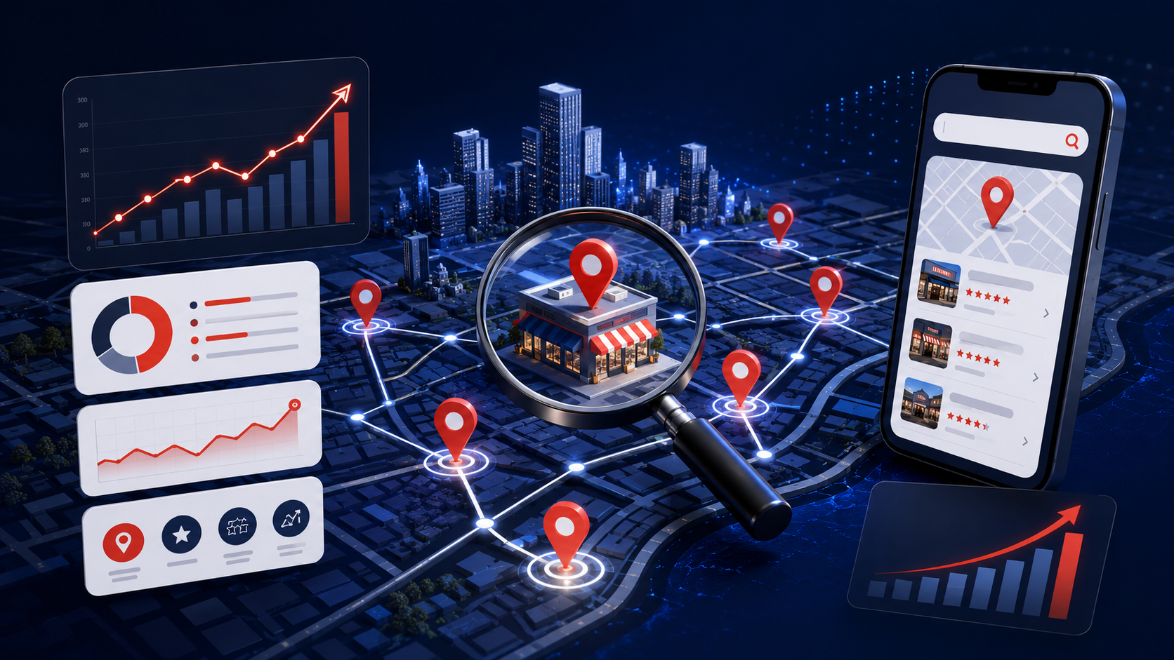 Technical SEO audit dashboard showing website health, performance and optimization checks